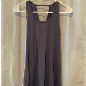 Essence Tie Back Tank Slate Grey